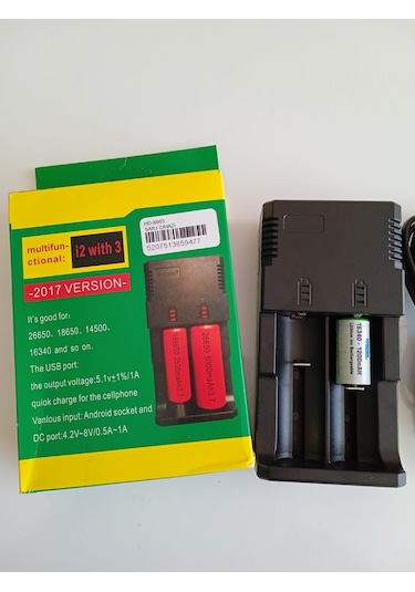 16340 Şarjlı Pil Cr 123 a Pil Şarj Aleti