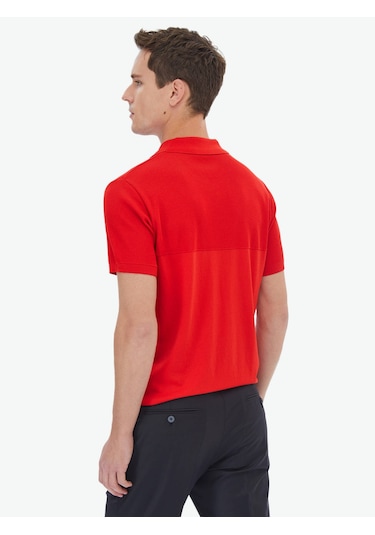 Kip Nar Çiçeği Polo Yaka Jakarlı Triko Çok Renkli