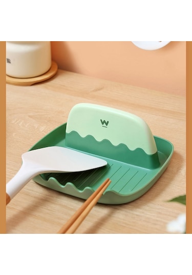 Sones Tencere Kapağı Rafı Mutfak Tezgahı Bitirme Depolama Braketi Spatula Çorba Kaşığı Çubuk Rafı