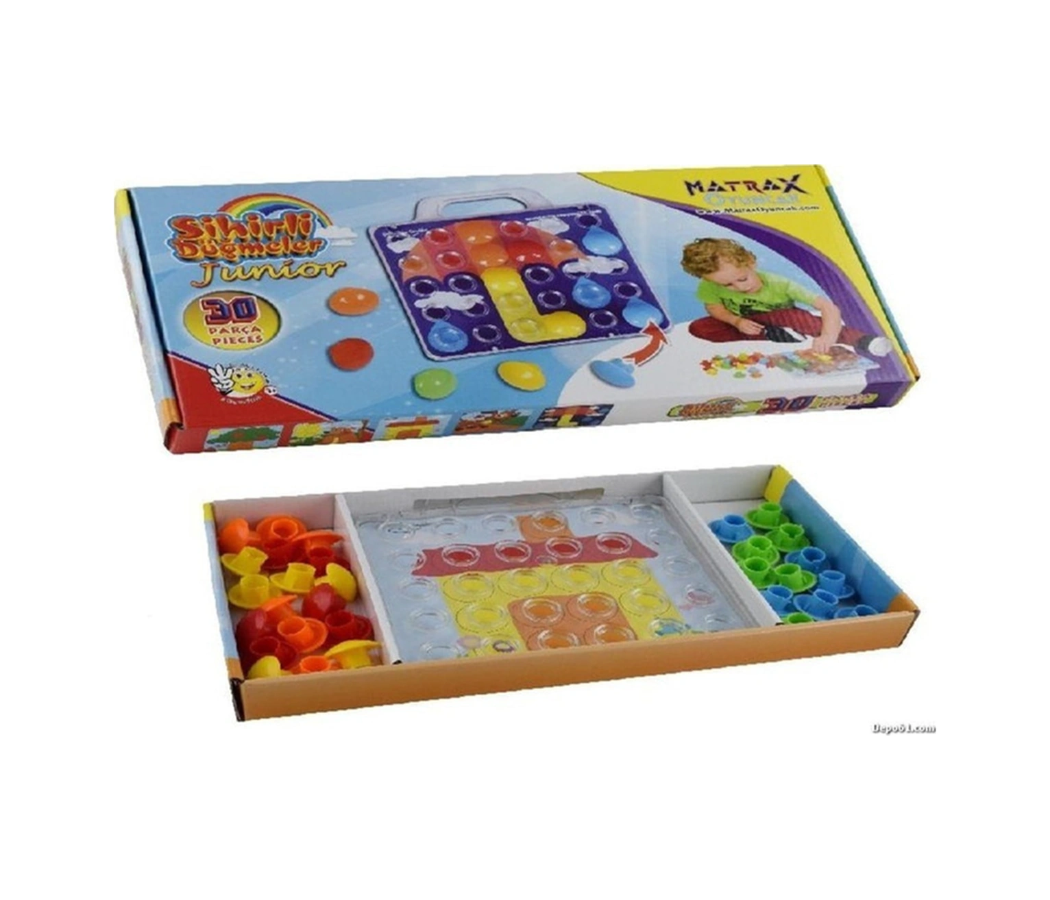 039 Akçiçek Sihirli Düğmeler - Junıor