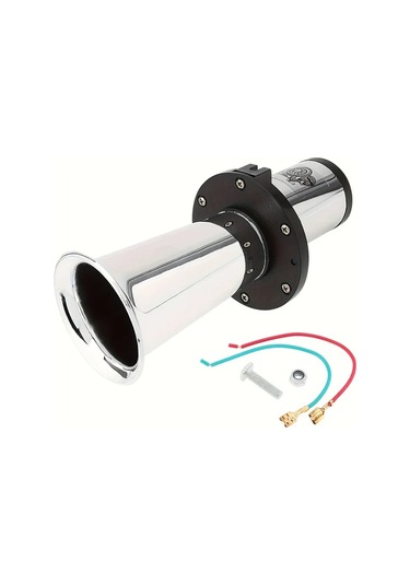 Xuweiwei Arabalar İçin 12v Vintage Buhar Kornası Siyah 110db Klasik Retro Stil Eski Araç Motosiklet Kamyon Modifikasyon Aksesuarı Steampunk Tasarım