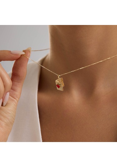 Love Secret Resimli Kolye 10.1 Mm 45 Cm T14432 Renkli