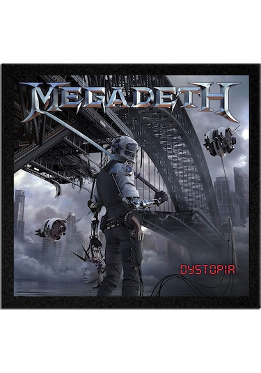 Megadeth Dystopia Arma Peç Patch Yama Çok Renkli