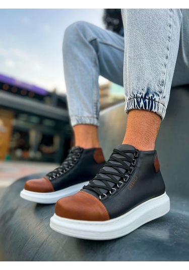 Ch258 Gbt Roma Colourful Erkek Bot Sıyah/taba Çok Renkli