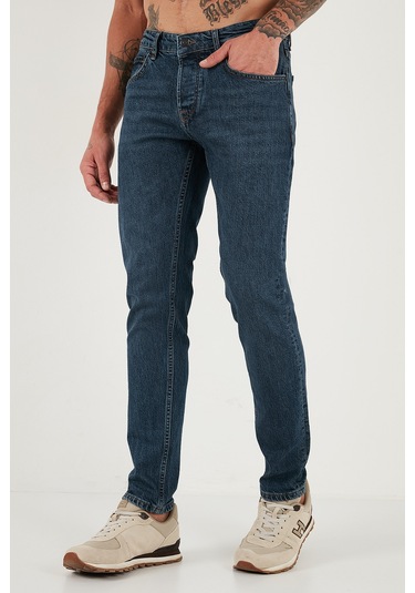 Buratti Pamuklu Slim Fit Normal Bel Dar Paça Jeans Erkek Kot Pantolon 1124C04Napoli Lacivert Buratti Pamuklu Slim Fit Normal Bel Dar Paça Jeans Erkek Kot Pantolon 1124C04Napoli Lacivert