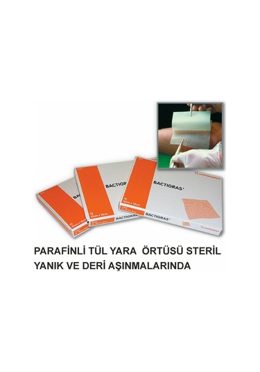 Bactigras Parafinli Yara Örtüsü 15X20 10 Adet