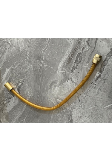 Rudi Armatür 50 Cm Gold Renk Hortum Sarı