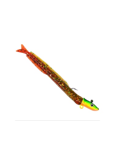 Profisher 5 Renk Silikon Yapay Metal Kafalı Yem 12.5 CM 13.9 G