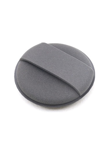 Pazly 5 Adet 4 Yuvarlak Cep Süngeri, Gri Mikrofiber Araba Bakım Ağda Pedi