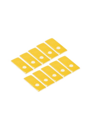 Shineyee 3d Yazıcı Isıtıcı Blok Isı Yalıtım Kiti - Sarı Seramik Fiber Pamuk 50x20x2mm 10 Adet - 300 C'ye Dayanıklı - Cr-10/ender-3 Uyumlu