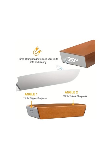 Xuweiwei Rotary Bileme Aleti Kahverengi 240 400 1000 1500 Manyetik Bıçak Tutucu 15 Ve 20 Derece Açılı Elmas Bileyici Taş Profesyonel Mutfak Aracı