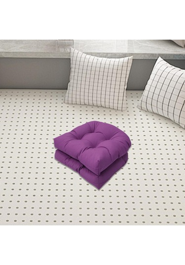 Homyl Kapalı Açık Hasır Patio Oturma Minderi, 19" X Alabilir Menekşe