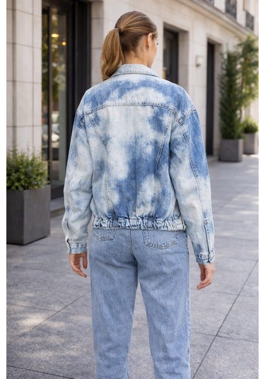 Alexander Gardi Özel Koleksiyon Denim Ceket Ag-3005 Açık Mavi