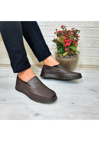 Fiyra Fth01 Kahve-kahve Hakiki Deri Fuspetli Erkek Günlük Ayakkabı 001