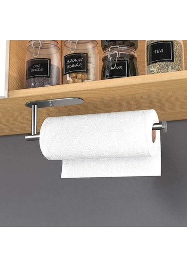 Ulzyvf Paslanmaz Çelik Mutfak Tutucu, Kağıt Havlu Dolabı Altında Kullanım İçin, Dayanıklı Çelik Yapı, Qm Çelik