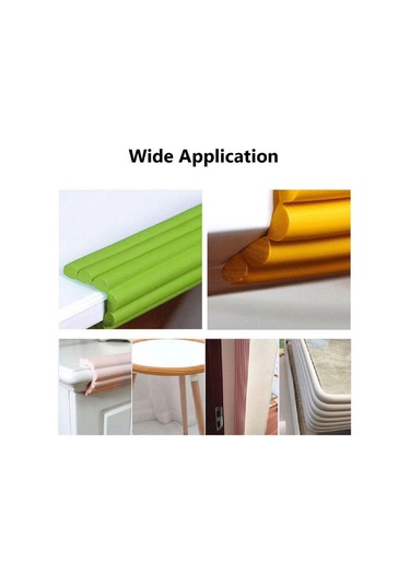 Koruma Çarpışma Yastığı Köpük Tampon Masa Köşe Koruyucu Masa Kenar Koruma Şeridi Bebek Güvenliği Bej