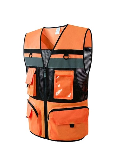 Novahub Yüksek Görünürlü Reflektif Yelek - Konforlu Ve Dayanıklı Sarı İş Güvenliği Sarı