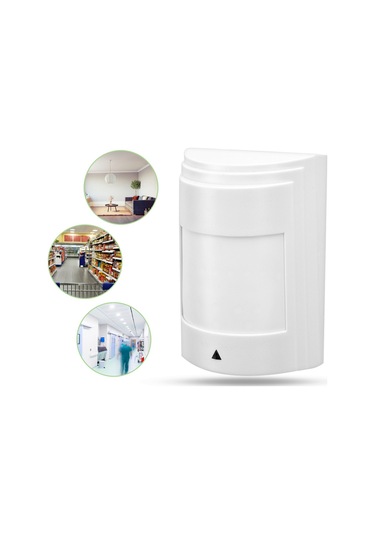 Kablolu Pasif Kızılötesi Hareket Sensörü Çift Pır Dedektörü Uyarı Alarm Güvenlik Sistemi 12v