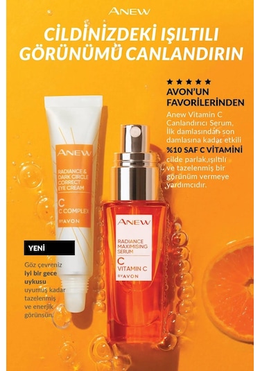 Avon Anew Radiance Koyu Halkalar İçin Göz Kremi 15 ML