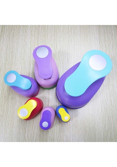 Yuvarlak Embosser Çocuk El Aletleri, Renk Rastgele Teslimat, Stil: 8805 16mm