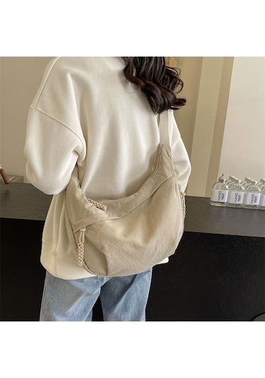 Dancemonkey Renk Omuz Öğrenci Messenger Kapasiteli Kadın Gri Düz Çantası Çantası Çanta Büyük Börek Xt Gri