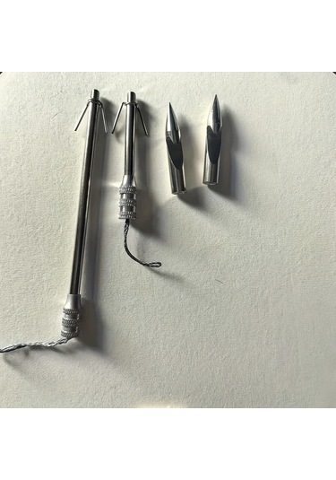 Brightnova 4 Adet Outdoor Balıkçılık Sapan Seti Wolf Fang Shark Çok Fonksiyonlu Av Aleti Paslanmaz Çelik Saklama Kutusu Taşınabilir Balıkçılık Aksesuarı