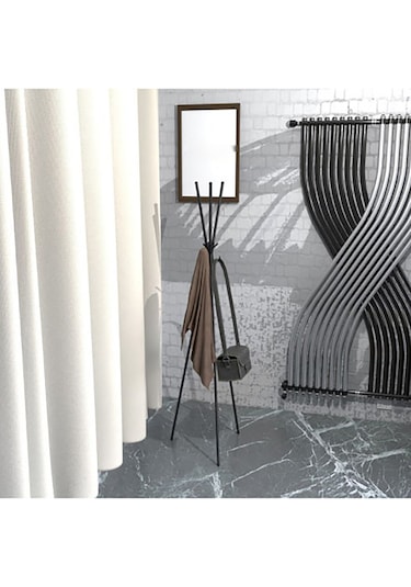 Dzgn Home Metal Tasarım Portmanto Askılık Ayaklı Elbise Askısı