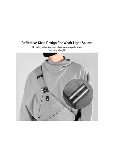 Maiyame Hafif Ve Çok Amaçlı Göğüs Çantası - Erkek/kadın İçin Moda Ve Konforlu Seyahat Aksesuarı Siyah