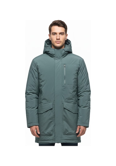 Only&sons Global Erkek Yeşil Kapüşonlu Ceket Yeşil