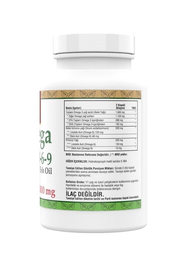 Ncs Omega 3-6-9 Fish Oil 1000Mg 200 Softgels + Ncs Vitamin D3 K2 20 ML