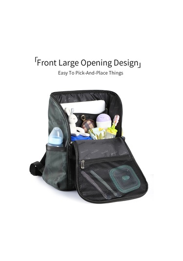 Teltree İşlevsel Anne Çantası: Su Geçirmez, Geniş Kapasiteli, Ergonomik Tasarım, Kahverengi Kahverengi