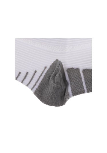 Homyl Kadın Erkek Spor Futbol Uzun Hokey Diz Yüksekliği Çorap Beyaz