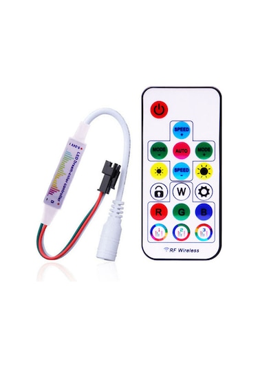 16cm Argb Neon Ledli Midrange Kapağı 1 Takım 2 Adet