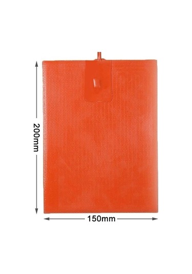 Wondernest 15x20 Cm Araba Motor Yağı Karter Isıtıcı Pedi, Ab Fiş Tipi, Karter Tankı Isıtma