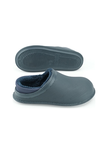Gezer Erkek Kışlık Eva İçi Peluşlu Sessiz Taban Ev Bahçe Terlik Gt5kmm.15336.00.013.2f Lacivert
