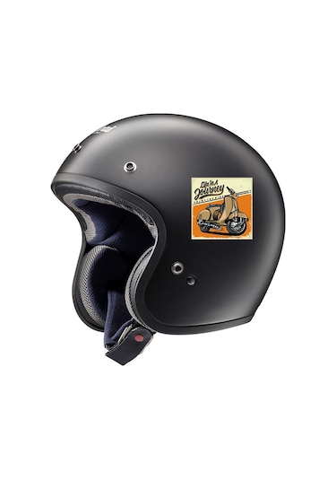 Retro Vespa Sticker Araba, Motorsiklet, Kask, Laptop, Cam Sticker 12x12 Cm
