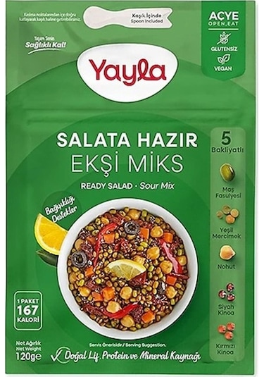 Yayla Salata Ekşi Miks 120 G