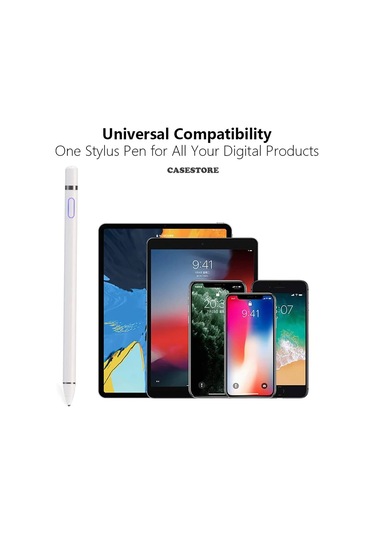 Dokunmatik Şarjlı Tablet Kalem Stylus iPad Uyumlu Samsung Çizim