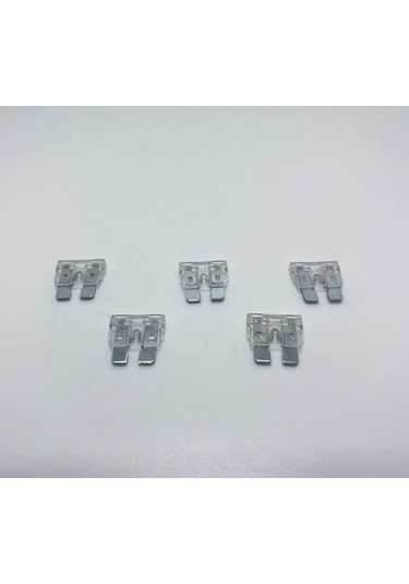 5 Adet 25 Amper Gri Standart Bıçak Sigorta 25a