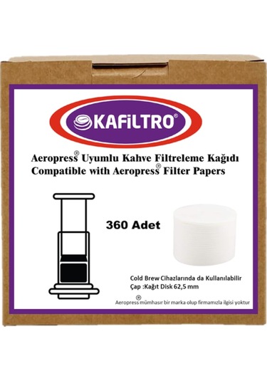 Aeropress Uyumlu Kahve Filtresi 360 Ad