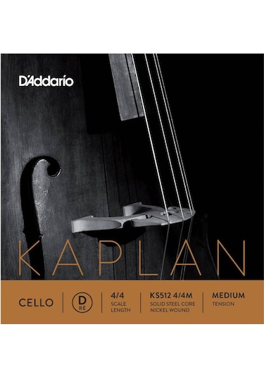 D'Addario Ks512 4/4M Kaplan Çello Tek Tel (D)