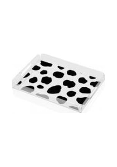 The Mia Dalmatian Büyük Şeffaf Pleksi Tepsi 42 32