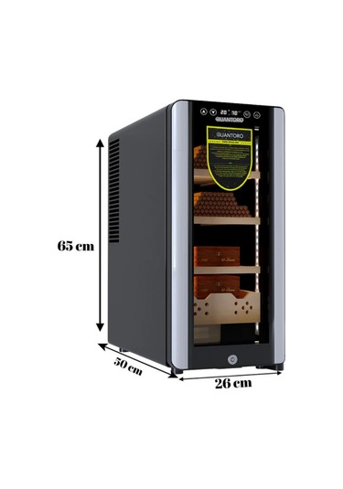 Quantoro Qcc-40-a Elektronik Nemlendirme & Soğutmalı Siyah Puro Dolabı - Qtr-005