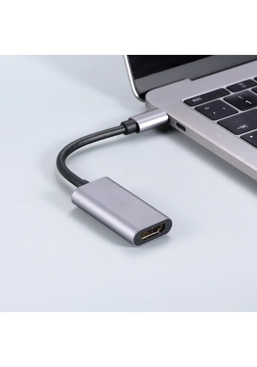 Usb 3.1 Type C To Hdmı Dönüştürücü 4k 30hz Apple Uyumlu MacBook Laptop Görüntü
