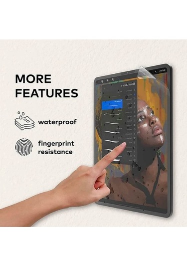 iPad Air Uyumlu 5.nesil 2022 10.9 İnç Uyumlu Paperlike Kağıt Hissi Yazım Çizim Ekran Koruyucu Film