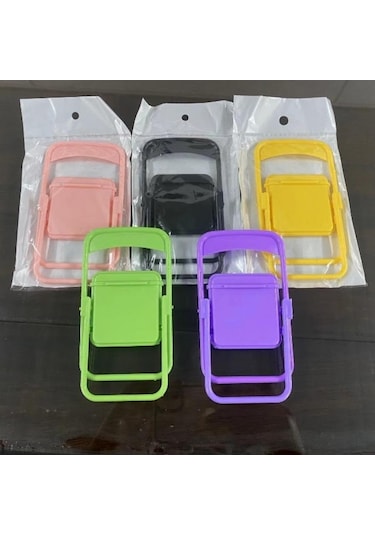 Masaüstü Sandalye Cep Telefonu Tutucu Evrensel İns Makaron Renk Tutucu Dekoratif Süsler Masaüstü Sandalye Tutucu Yeşil