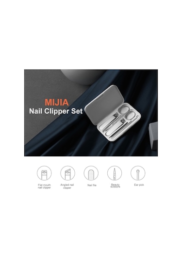 Xiaomi Mijia Profesyonel Paslanmaz Çelik Tırnak Makası Seti