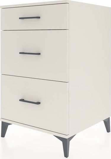 Kronos Komodin 3 Çekmeceli 60x59x96 Aytaşı-aytaşı Aytaşı