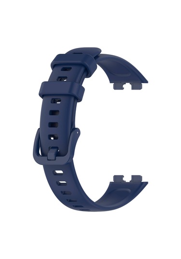 Ekılıf - Huawei Band 8 Uyumlu - Kordon Silikon Klasik Kordon - Siyah