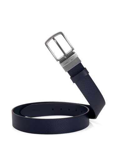 Pierre Cardin Çift Yönlü Deri Erkek Kemer En 4 Cm Pc4099 Lacivert